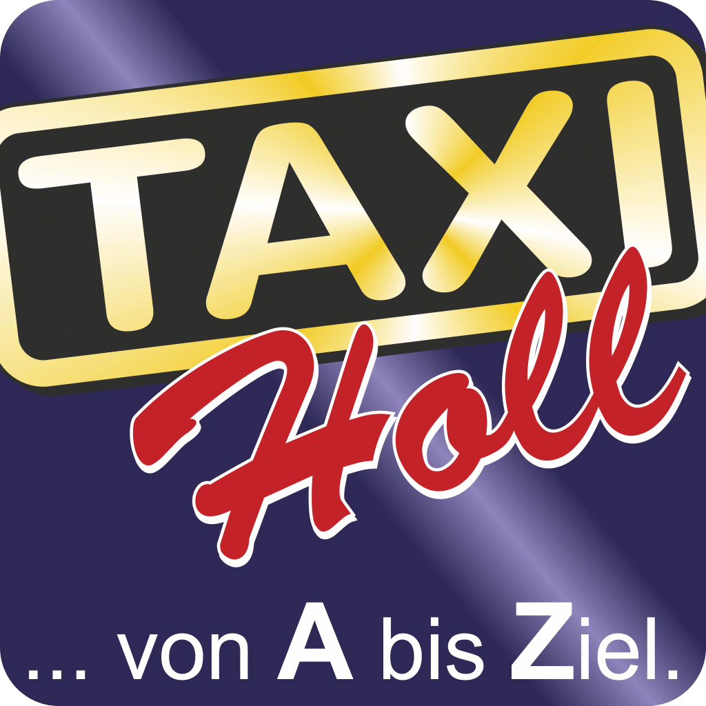 Mit der Taxi Karlsruhe App "Taxi-Holl" verfügbar in den App Stores von Google und Apple.